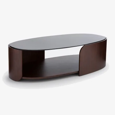 La Redoute Spinella Coffee Table with Tempered Glass Top