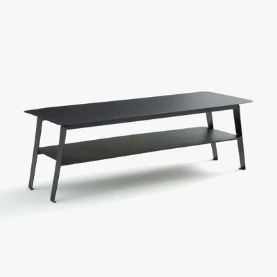 La Redoute Hiba Two-Tier Metal Coffee Table