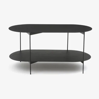 La Redoute Oblone Two-Tier Steel Coffee Table