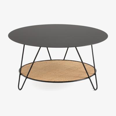 La Redoute Rosali Metal & Rattan Coffee Table