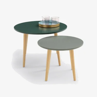 La Redoute Set of 2 Jimi Semi-Nesting Coffee Tables