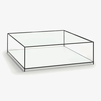 La Redoute Sybil Square Tempered Glass Coffee Table