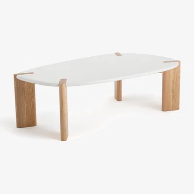 La Redoute Galet Organically Shaped Beech Coffee Table