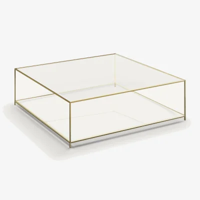 La Redoute Sybil Square Tempered Glass Coffee Table