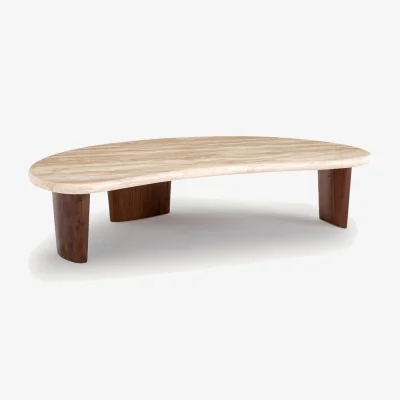 La Redoute Guimel Travertine Coffee Table