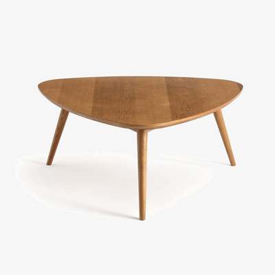 La Redoute QUILDA Vintage-Style Medium Oak Coffee Table