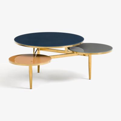 La Redoute Ruben Triple Glass & Metal Coffee Table