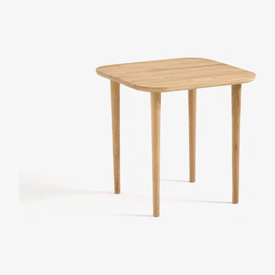 La Redoute Crueso Square Oak High Coffee Table