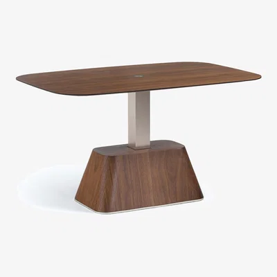 La Redoute Alteza Rectangular Walnut Raisable Coffee Table