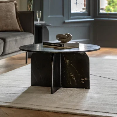 La Redoute Addison Sculptural Marble Coffee Table