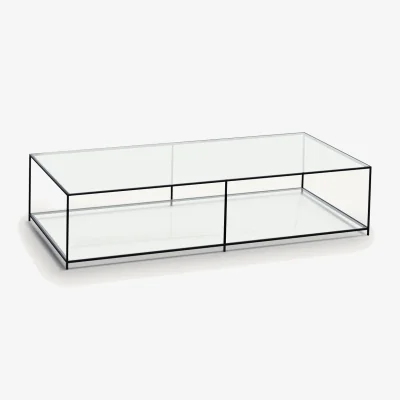 La Redoute Sybil Rectangular Tempered Glass Coffee Table