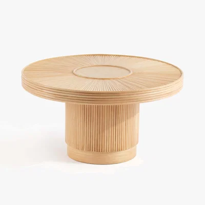 La Redoute Khaï Coffee Table in Rattan Cane (Small)