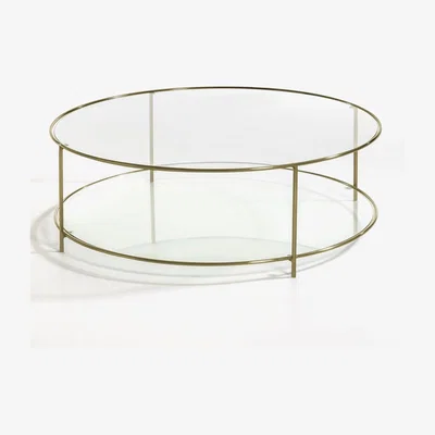 La Redoute Sybil Tempered Glass Round Coffee Table
