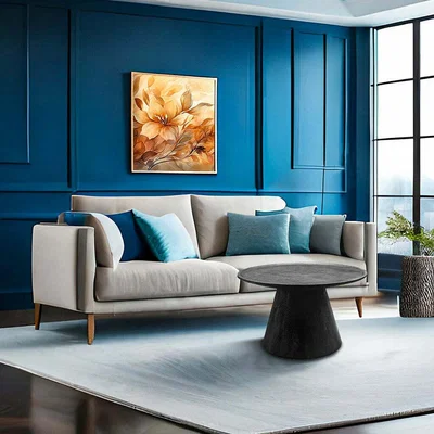 La Redoute Calo Round Acacia Wood Coffee Table
