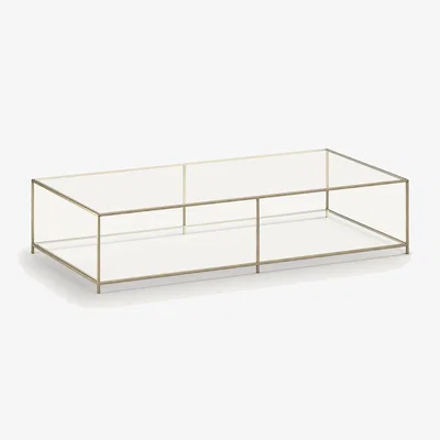 La Redoute Sybil Rectangular Tempered Glass Coffee Table