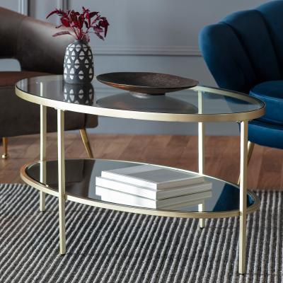 La Redoute Hana Oval Glass Coffee Table