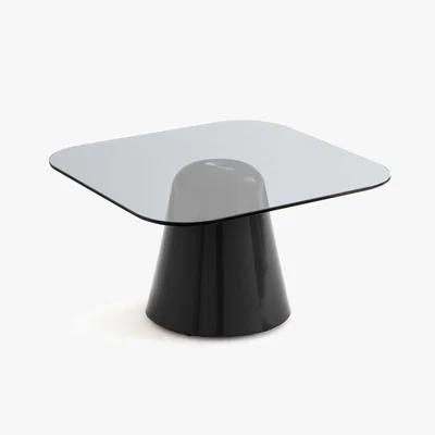 La Redoute Balane Low Glass Coffee Table