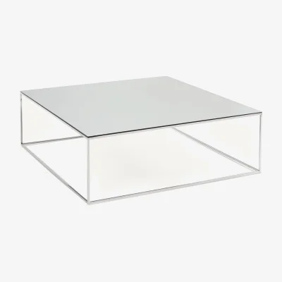 La Redoute Mahaut Chromed Metal Mirrored Coffee Table