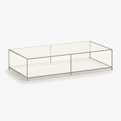 La Redoute Sybil Rectangular Tempered Glass Coffee Table