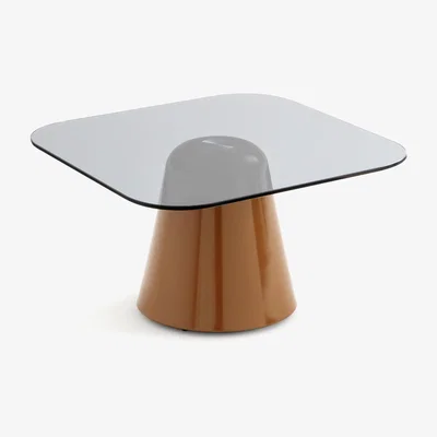 La Redoute Balane Low Glass Coffee Table