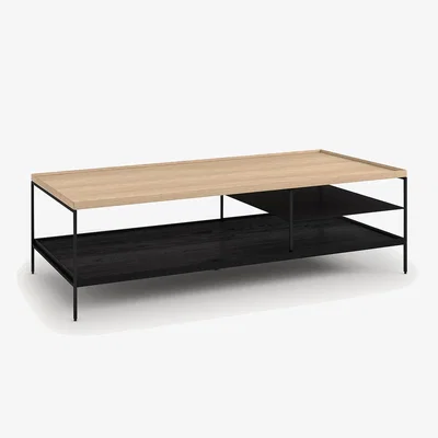 La Redoute Tidder Metal & Oak Coffee Table