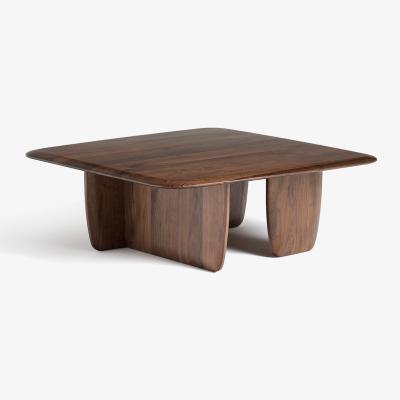 La Redoute Iloss Large Solid Walnut Coffee Table
