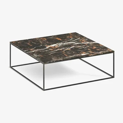 La Redoute Mahaut Amber Marble Coffee Table
