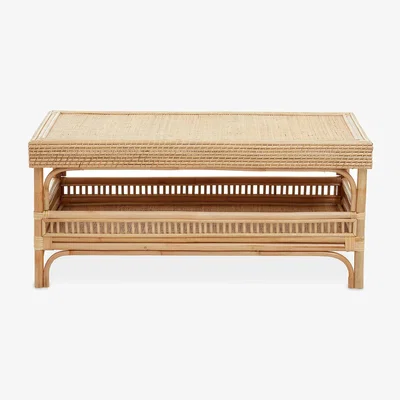 La Redoute Decorative Rattan Rectangular Coffee Table