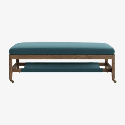 Loaf Slingshot Coffee Table MTO (Sopping Seagrass Clever Velvet)