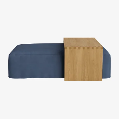 Loaf Topsy Coffee Table (Sloe Berry Bush Clever Cotton)