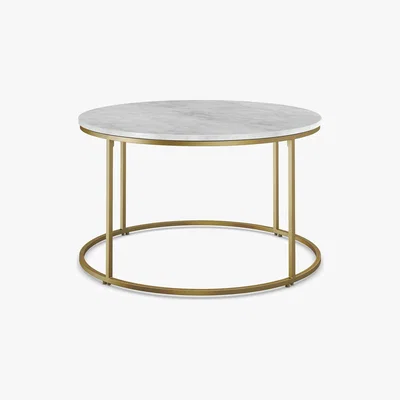 Marks & Spencer Farley Marble Round Coffee Table