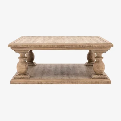 Marks & Spencer Gallery Direct Vancouver Rectangular Wood Coffee Table Natural