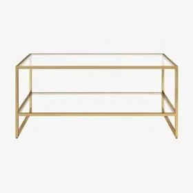 Marks & Spencer M&S  Milan Coffee Table - Antique Brass, Antique Brass,Black