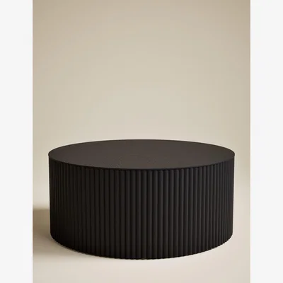 Marks & Spencer M&S Collection Fluted Coffee Table - Black, Black