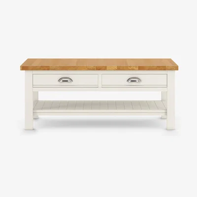 Marks & Spencer M&S  Padstow Storage Coffee Table - Ivory, Ivory,Dark Blue,Light Grey,Forest Green