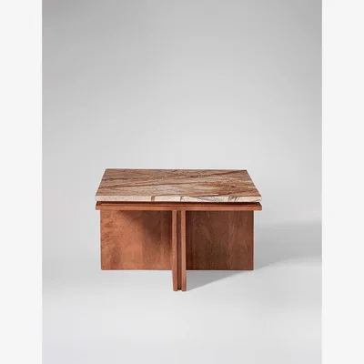 Marks & Spencer Swoon Compton Marble Coffee Table Brown