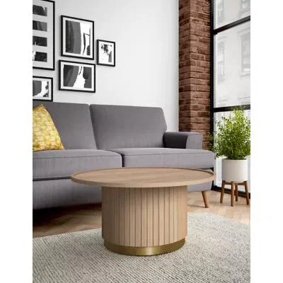Marks & Spencer M&S Cali Round Coffee Table - Oak, Oak