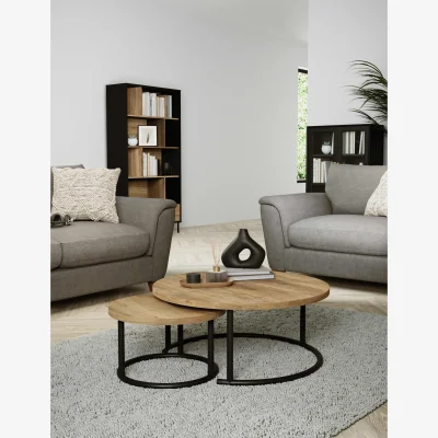 Marks & Spencer Gallery Direct Holt Wood Nesting Coffee Tables Natural Mix