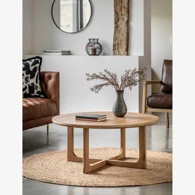 Marks & Spencer Gallery Direct Craft Round Coffee Table - Natural, Natural