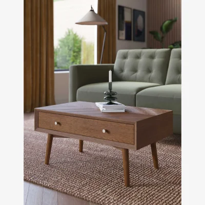 Marks & Spencer Gallery Direct Monroe Wood Rectangular Coffee Table Brown