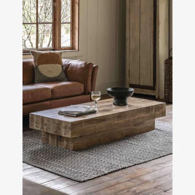 Marks & Spencer Gallery Direct Iowa Mango Wood Rectangular Coffee Table Natural