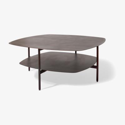 Made.com Tayen Square Coffee Table, Aged Bronze