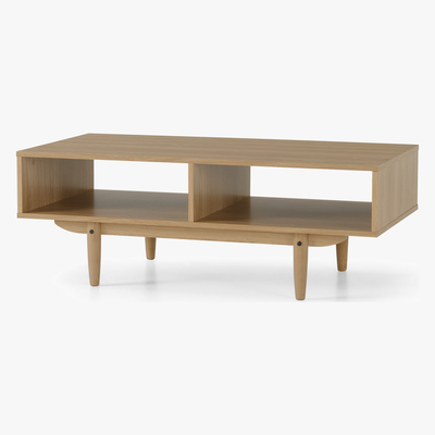 Made.com MADE Essentials Asger Storage Coffee Table, Oak Effect
