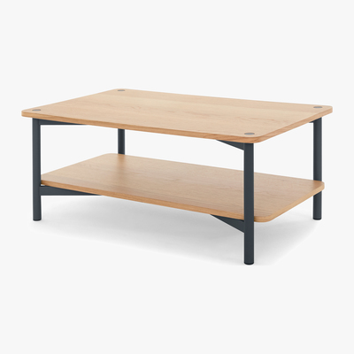 Made.com MADE Essentials Benn Coffee Table, Oak and Grey