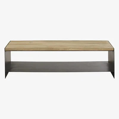 Maisons du Monde Coffee table in solid mango wood and metal