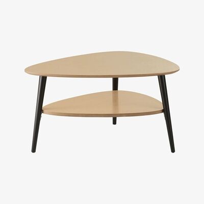 Maisons du Monde Ovoid coffee table with 2 levels