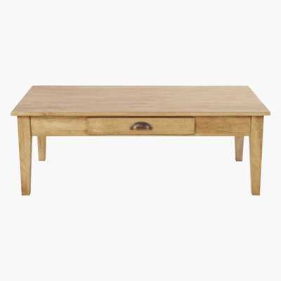 Maisons du Monde Recycled Mango Wood Coffee Table with 2 Drawers Cezanne