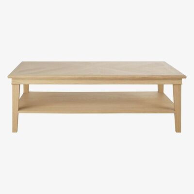 Maisons du Monde Herringbone coffee table with 2 levels