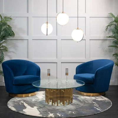 My Furniture Rubell Brass Coffee Table