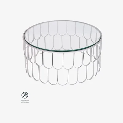 My Furniture Pino Silver Coffee Table
